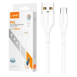 Cable LDNIO LS841 1M 25W USB a Micro USB - Blanco