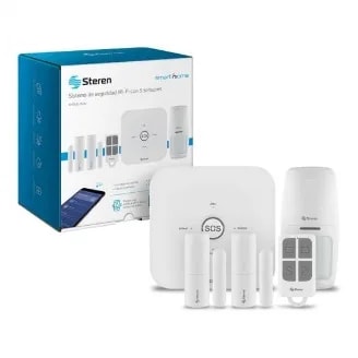 Sistema de Alarma WiFi Steren con 3 Sensores y Control Remoto