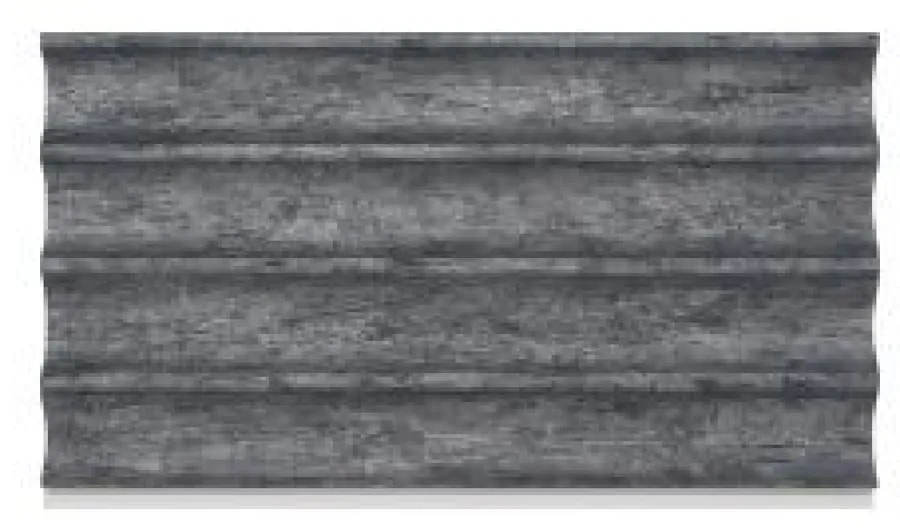 Panel de Pared WPC Ondulado Piedra Gris Oscuro 12.8x1.2 cm
