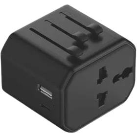 Adaptador universal de viaje Sikenai GRK-1 con puertos USB