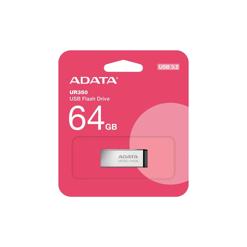Flashmemory Adata UR350 USB Flash 64GB Metal USB 3.2 GEN1