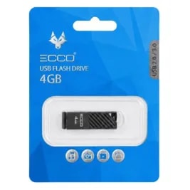 Memoria USB ECCO Negro 4GB 4GB
