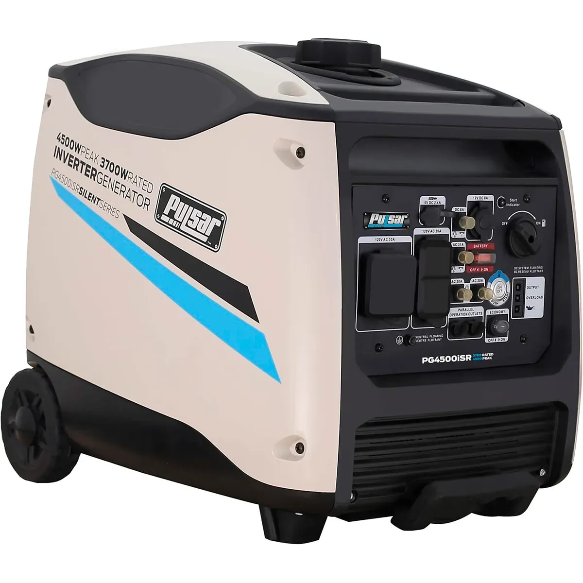 Generador Pulsar PG4500ISR Inverter 4500 Peek Watts 3700 Running Watts Wireless Remote Start