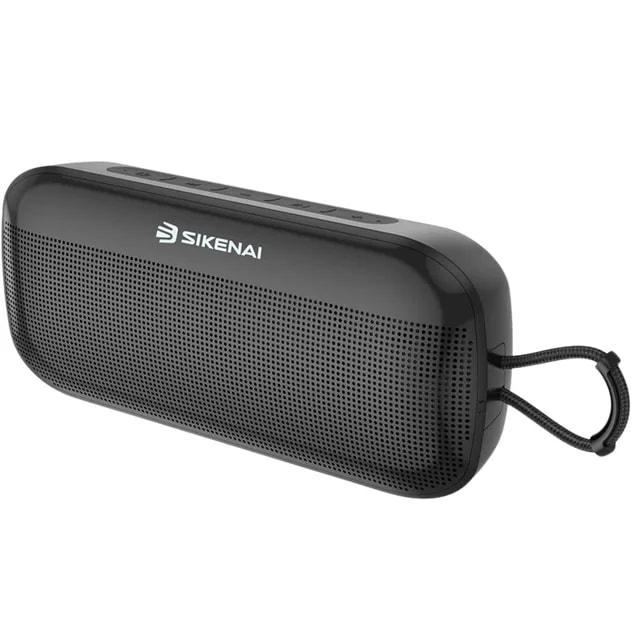 Parlante Bluetooth Sikenai BQ-200 TWS con radio FM y microSD