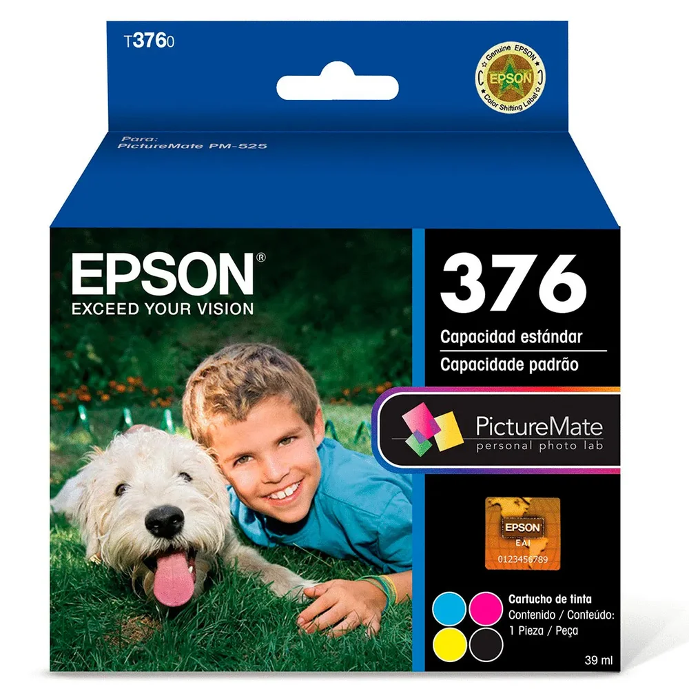 Cartucho Epson T376020 Picturemate 525