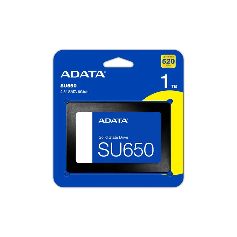 SSD Adata SU650 1TB 2.5 3D Nand 520 / 450