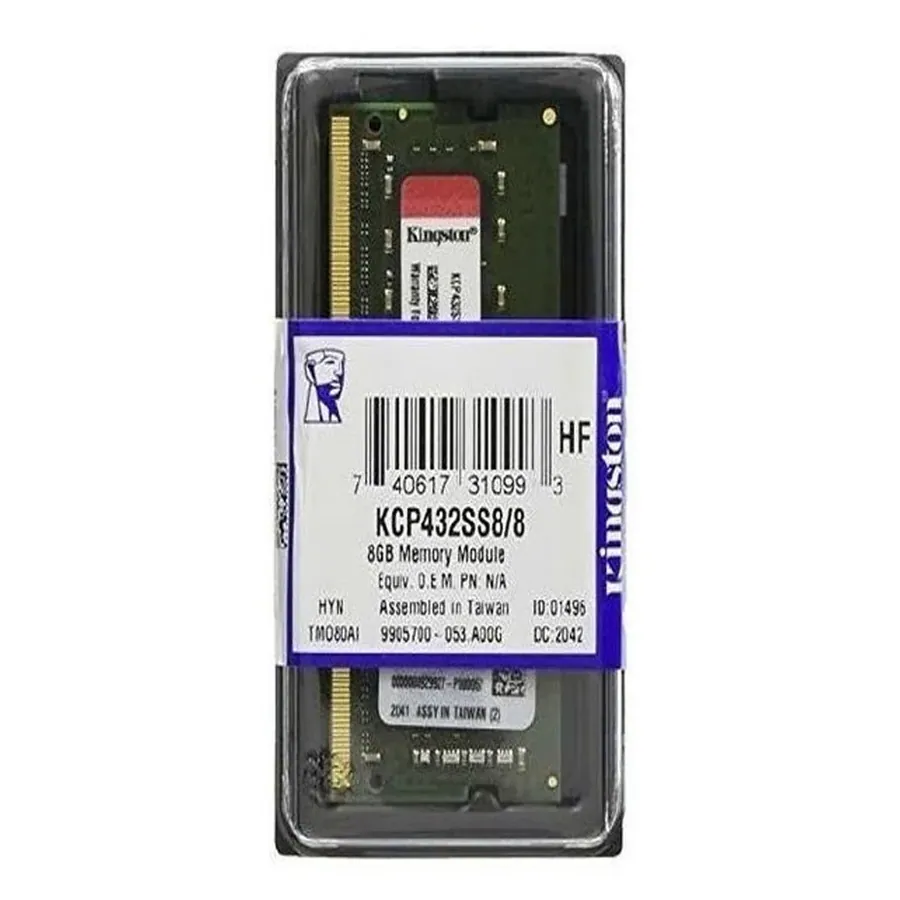 Memoria RAM 8GB DDR4 3200MHZ Kingston Sodimm KVR32S22S88-TW