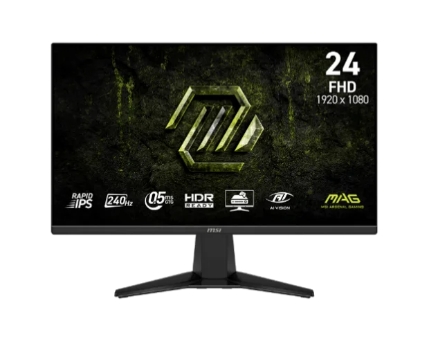 Monitor Gamer MSI MAG 245F X24 23.8" Full HD Rapid IPS 240 Hz 0.5 ms