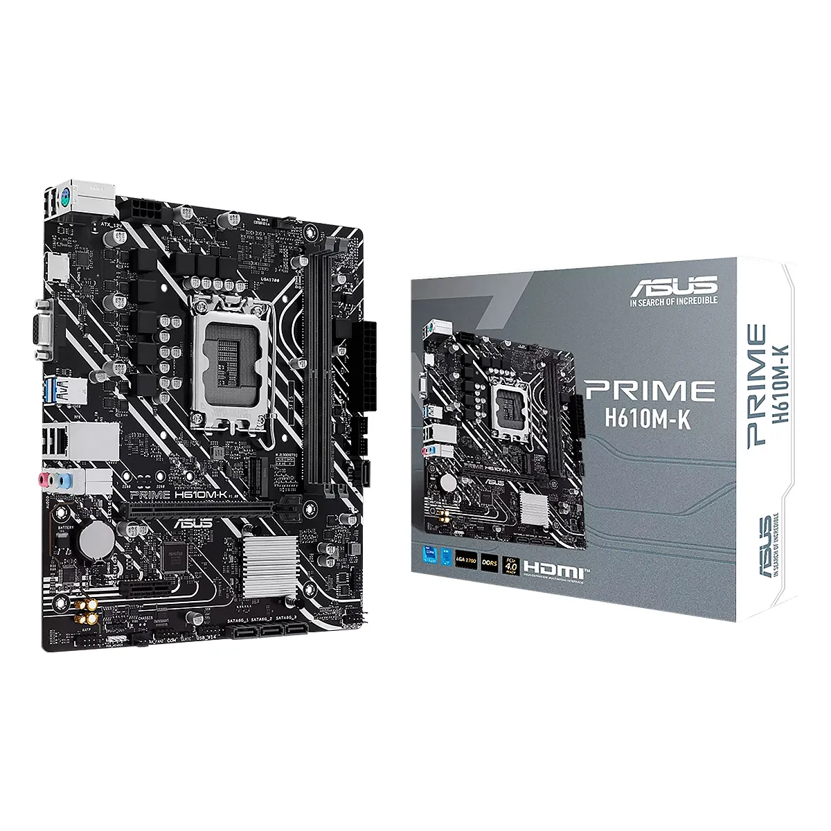 Mainboard ASUS Prime H610M-K 13VA LGA1700 2XDDR5-5600 HDMI M.2 USB3.2 PCIE4.0 Matx