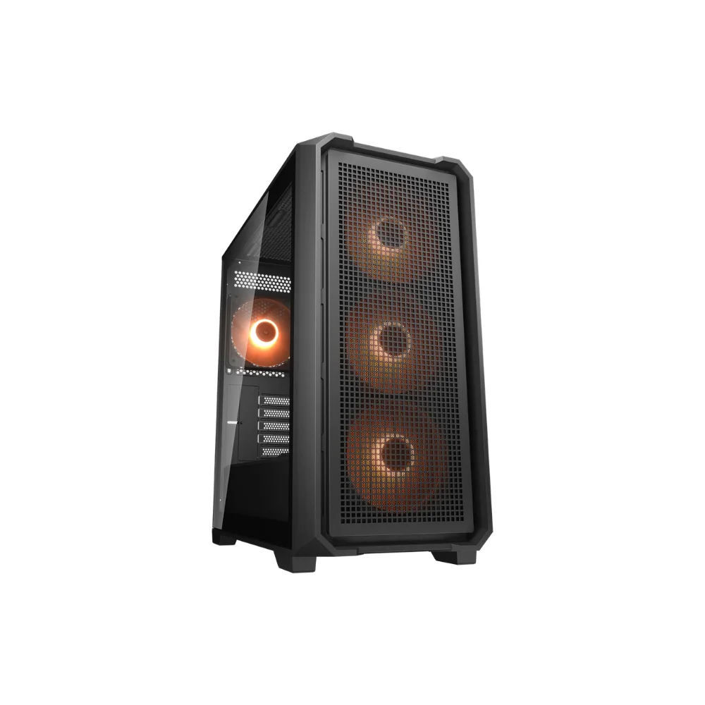 Case Cougar Gamer MX600 Mini V2 Pro RGB vidrio templado Mid-Tower no incluye fuente de poder 4 fans