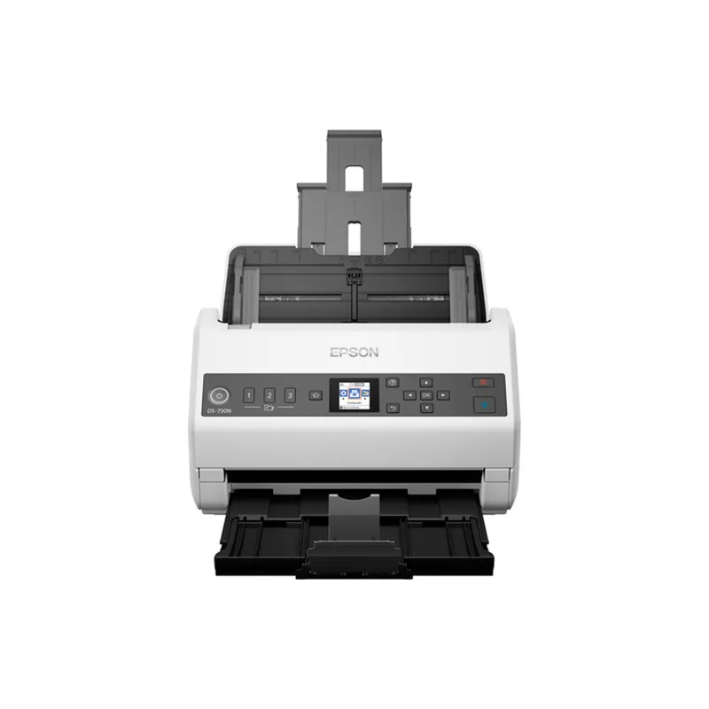 Escaner Epson DS-730N 40PPM / 80IPM Proteccion Alimentacion Automatica 100PAG / RED Independiente