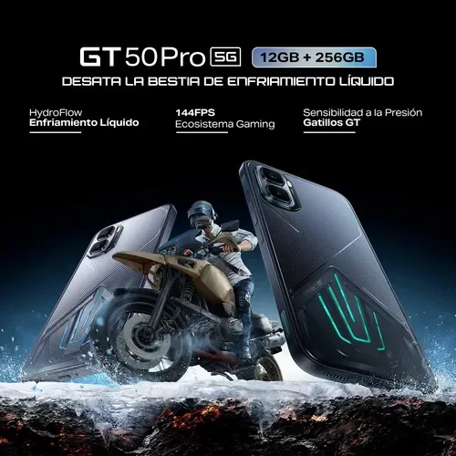 Infinix GT50 PRO 5G+ 12+256GB Negro Infinix