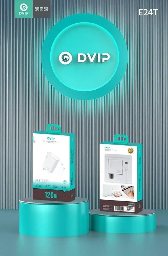 Cargador Rápido DVIP E24T con Cable