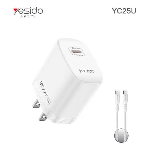 Cargador Yesido YC25U 60W