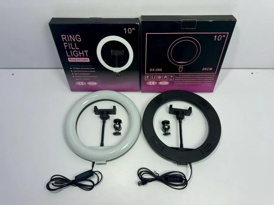 Aro de Luz LED 10 Pulgadas con Soporte para Celular