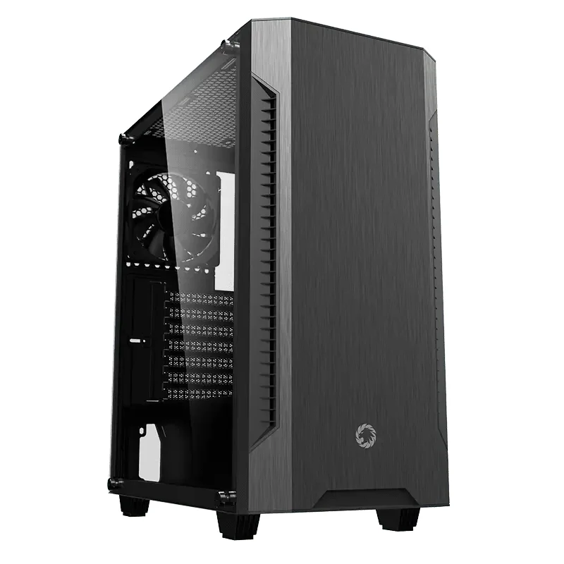 Case Gamemax Fortress TG BK ATX USB 3.0 / 2.0 FAN (frontal 2*12CM, Post. 1*12CM) Lat. Vidrio Temp.