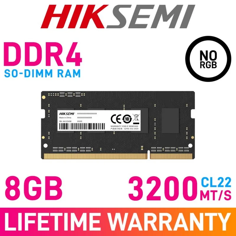 Sodimm Hiksemi 8GB DDR4 3200MHz Hikvision