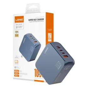 Cargador LDNIO Q8 GAN 100W + Cable USB-C a USB-C