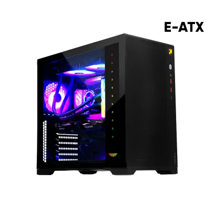 Combo Case Armaggeddon Tessaraxx Core 13 Air Blanco con Controladora de Fans