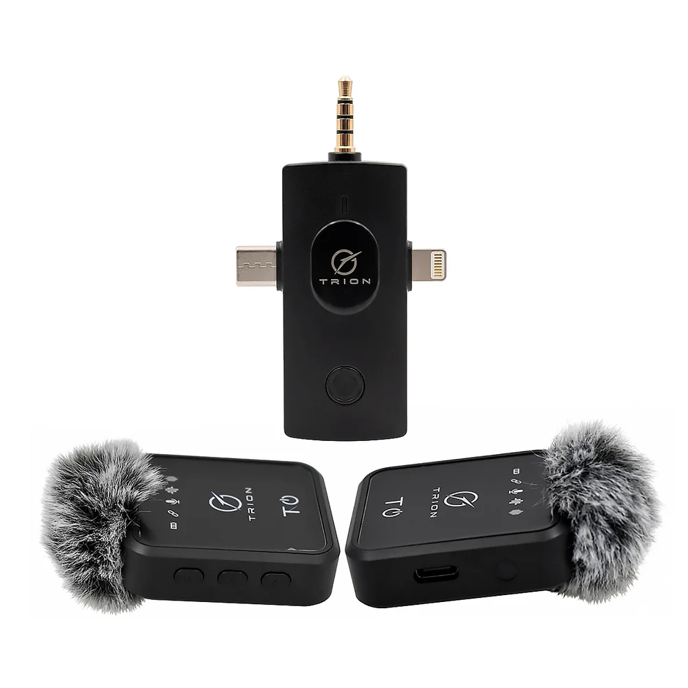 Microfono Trion TM100 Lavalier Wireless Black 2.4G