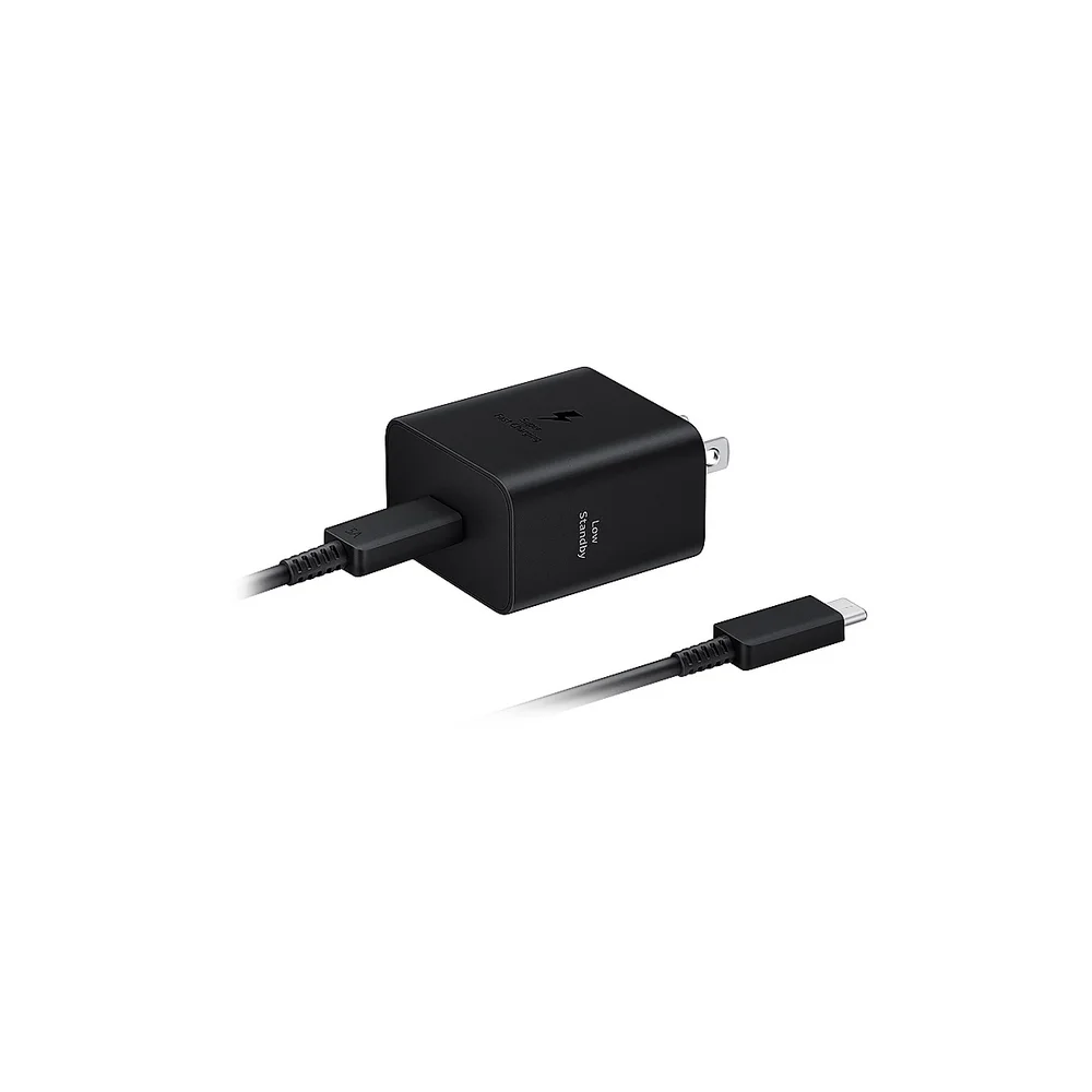 Cargador De Pared Samsung EP-T4511XBE 45W Usb-c Negro-cable
