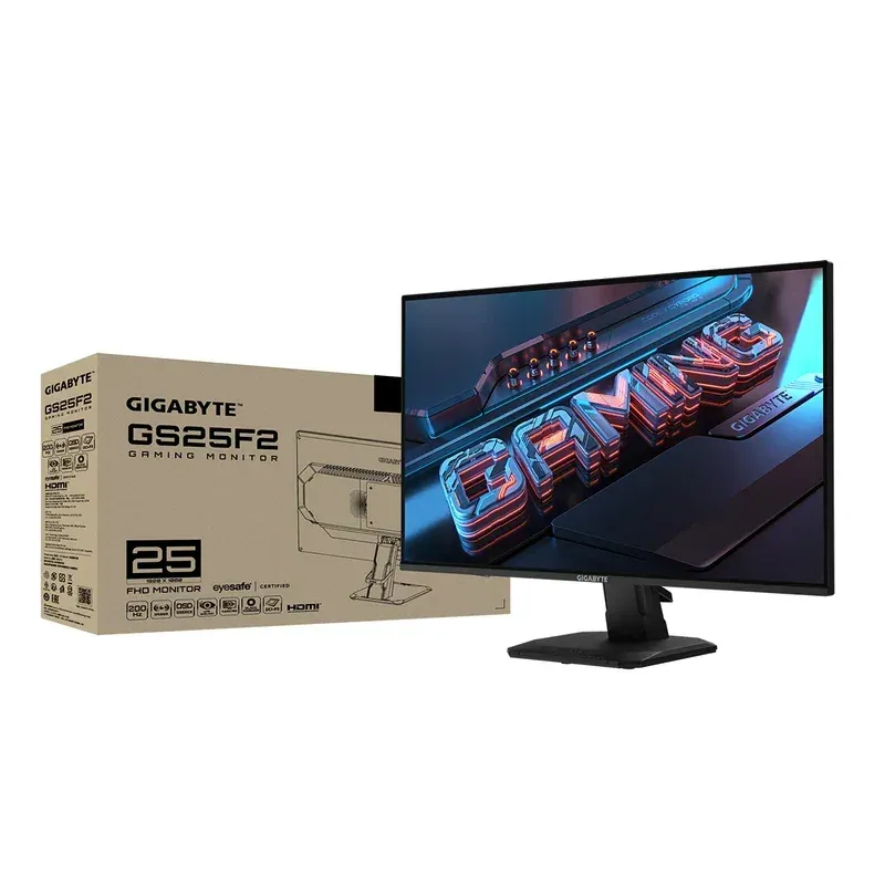 Monitor Gigabyte GS25F2 25PULG SS IPS Plano 1920X1080 FHD 200HZ 1MS HDMI Dport