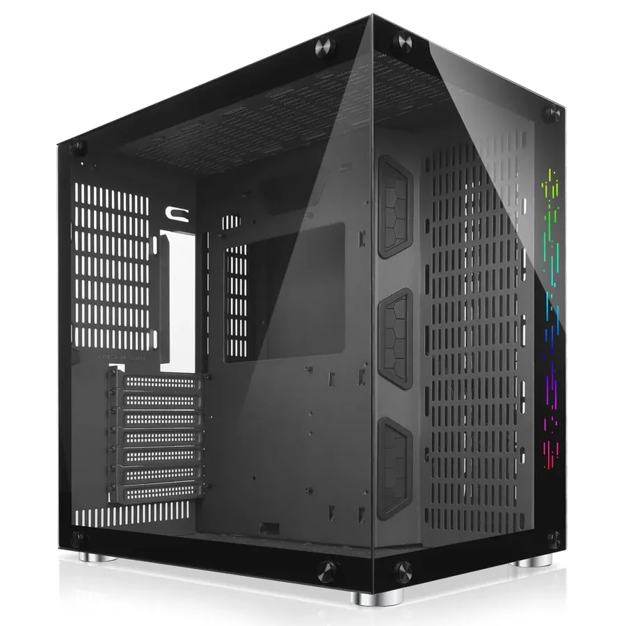 Case Gamamex Precision 2 WH ATX USB-C/3,0/2,0 Fan Post. 1*12CM ARGB + Coc 14CM, Lat. Vidrio Temp Y