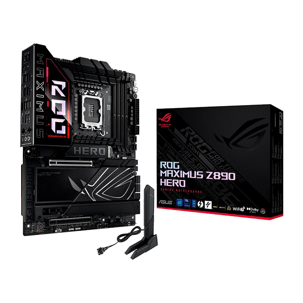 Mainboard ASUS ROG Maximus Z890 Hero Intel Core Ultra LGA1851 DDR5 WIFI HDMI 2TH 11USB 6m.2 PCIe5.0