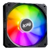 Cooler Gamer XPG VENTO Reverse 120 ARGB PWM, Black, Rifle Bearing, 120mm Fan, 4-Pin PWM, Speed: