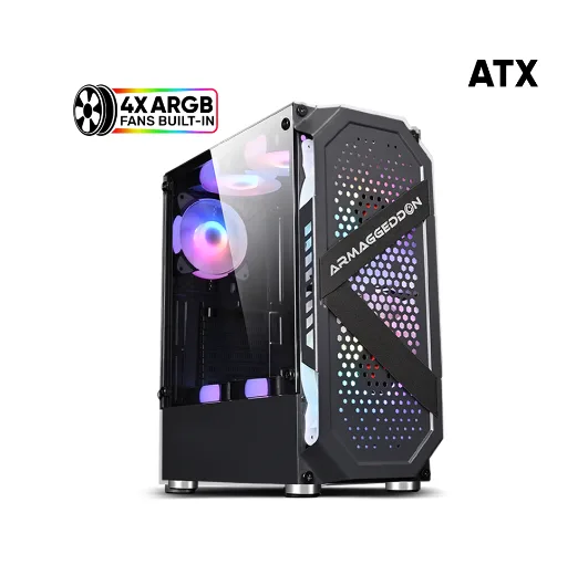 Case PC Armaggeddon Triton Pro 200 Mesh ATX Negro