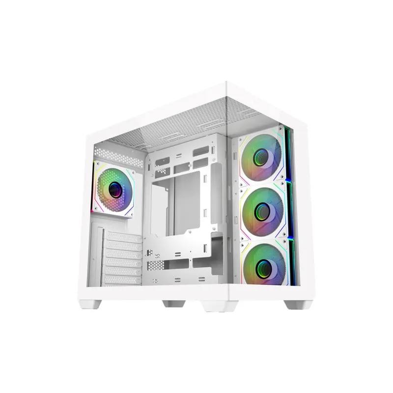 Case Cooler Master MID Tower ELITE681 White 1X120MM ARGB 3X120MM Side Mount 1XUSB Type C