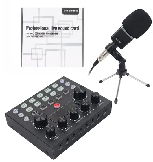 Tarjeta de sonido BM800 incluye microfono