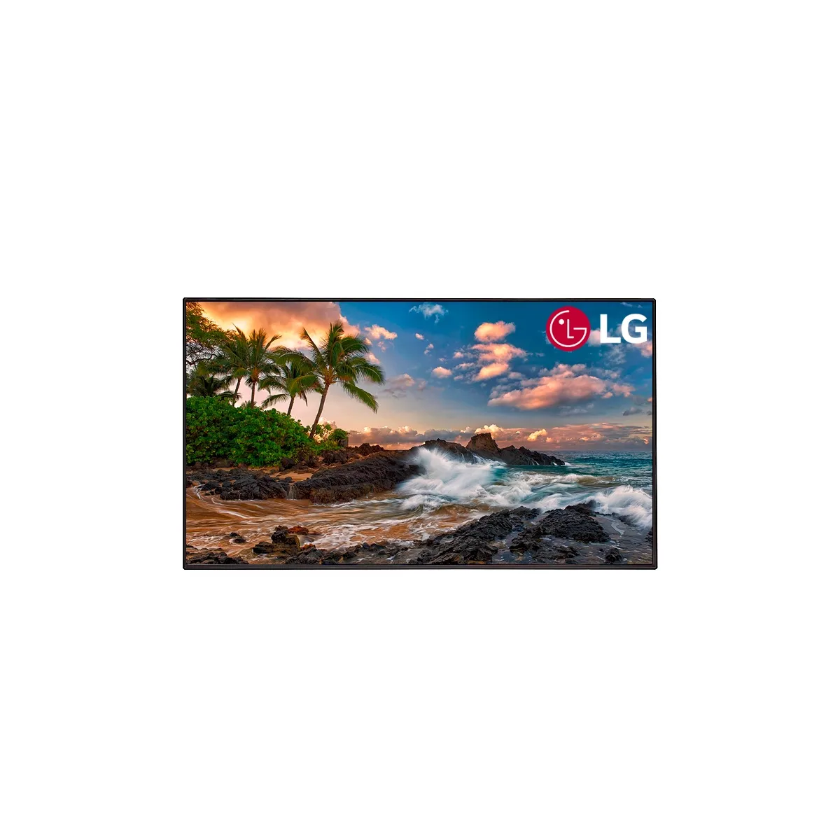 Monitor LG 55Inch IPS 3840x2160 UHD 500nit 12.1mm 3HDMI DP USB-2.0 RJ45 Black