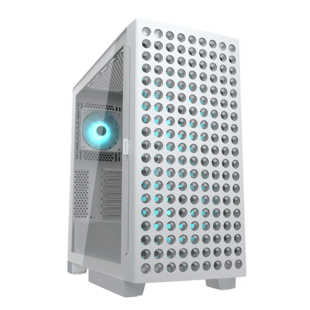 Case Cougar Gamer Airface ECO RGB vidrio templado Mid-Tower no incluye fuente de poder blanco