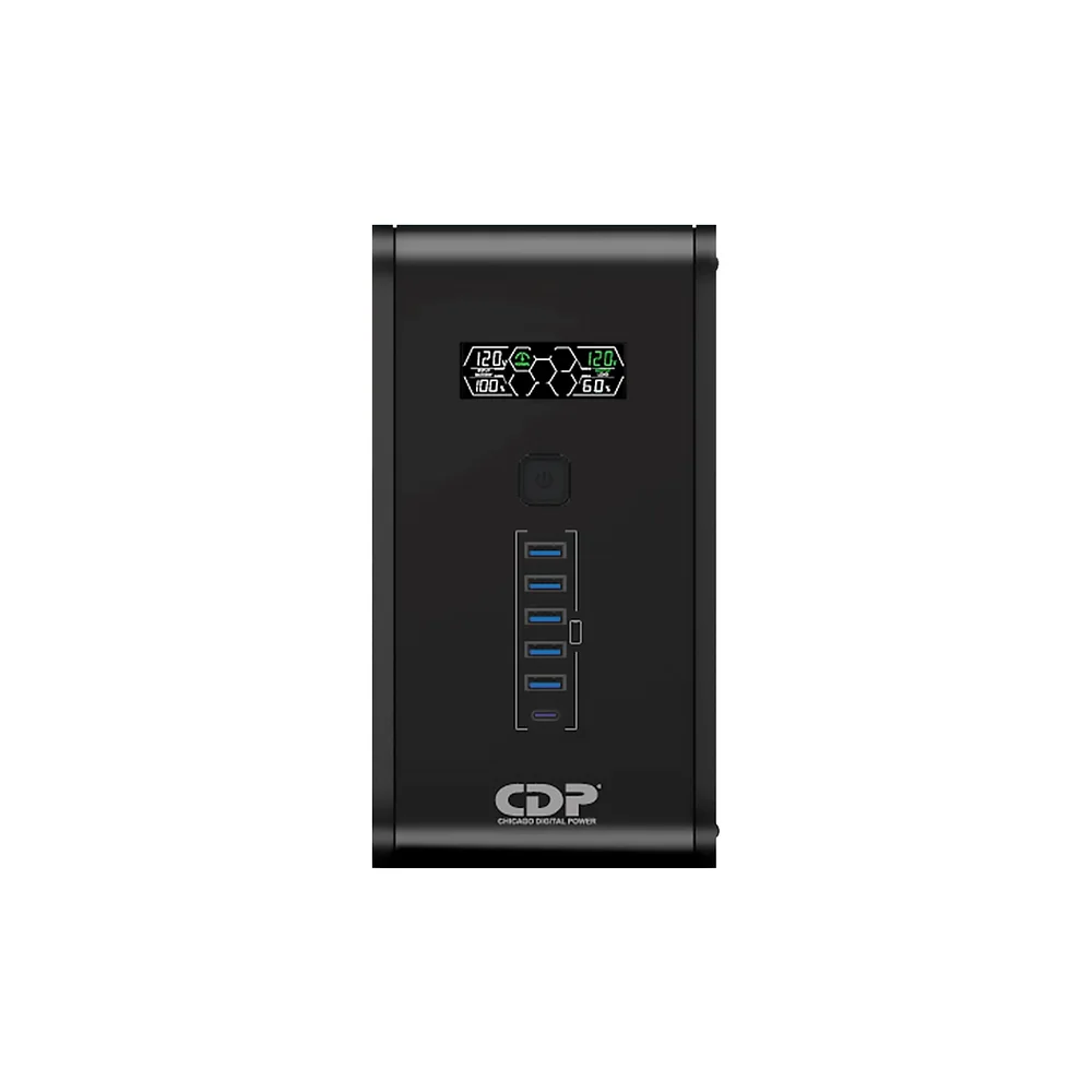 UPS CDP R-SMART751 Interactivo 750VA-375W-ENTRADA-SALIDA 110VAC-6 Nema 5-15R