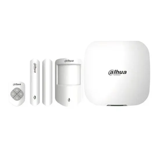 Kit De Alarma Inalambrico Dahua, Monitoreo Por App Panel WIFI Y Ethernet, 1*SENSOR Mov. 1*CONTACTO
