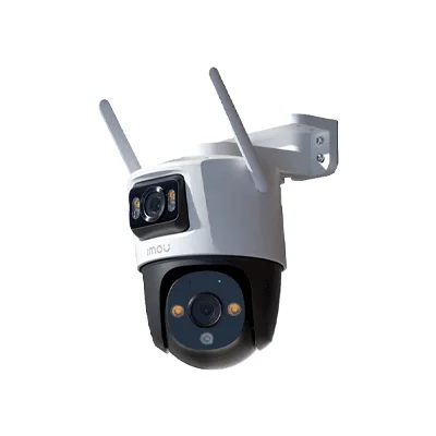 Cámara Doble Lente IP PT 10MP Cruiser Dual POE, Onvif, (5MP Lente Fijo / 5MP Lente PT) Disuación
