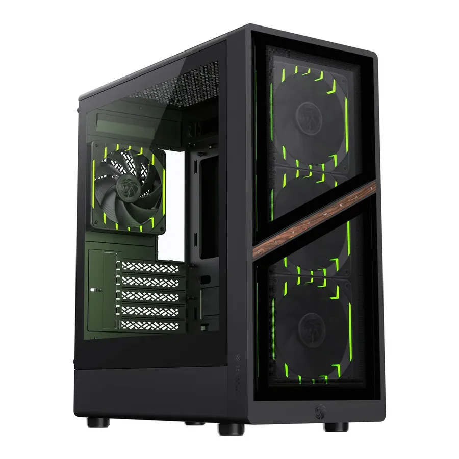 Case GAMEMAX Starlight 2 Ab BK ATX USB-C/3.0/2.0 Fan ARGB (front 3*12CM, Supe. 2*12CM, Post.