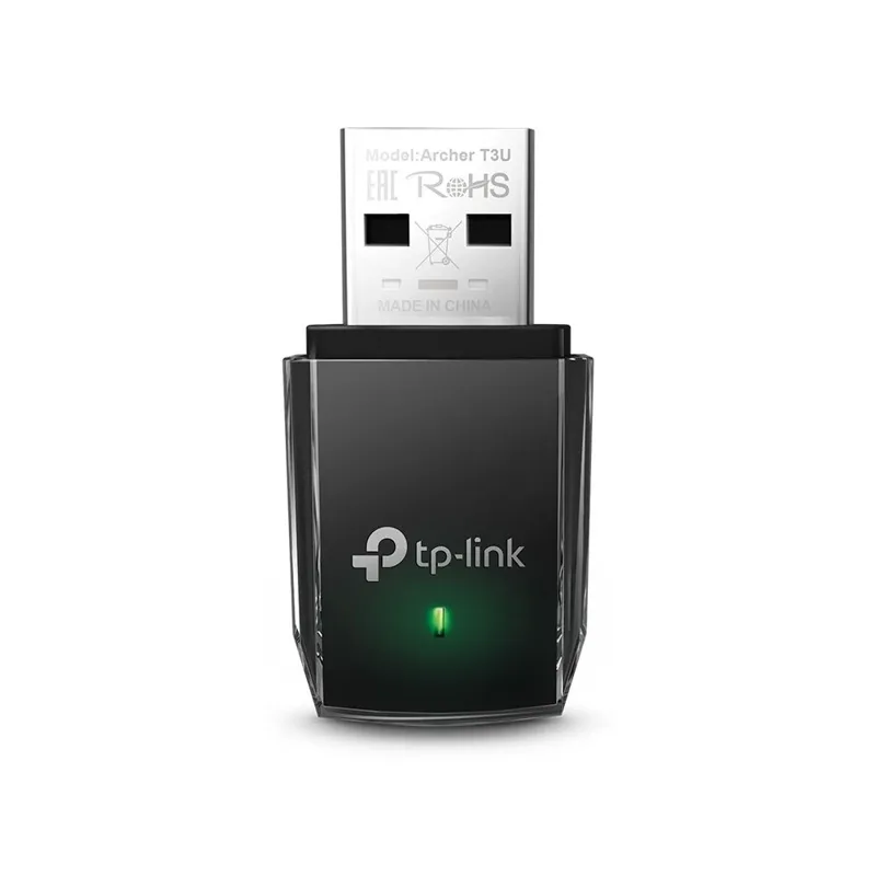 Adaptador WIFI TP-Link Archer T3U AC1300 Dual Band 2.4GHZ: 400MPBS Y 5GHZ: 867MBPS USB 3.0