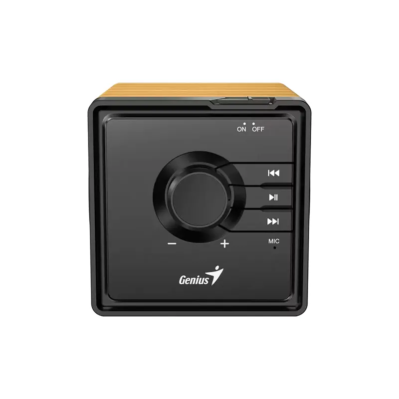 Parlante Genius SP-916BT Portable / Potencia 6W RMS / Bluetooth 5.3 / Color Madera