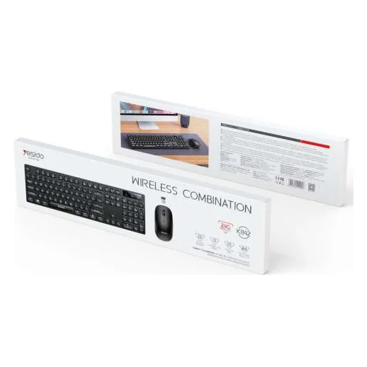 Combo teclado y mouse inalámbrico Yesido KB42