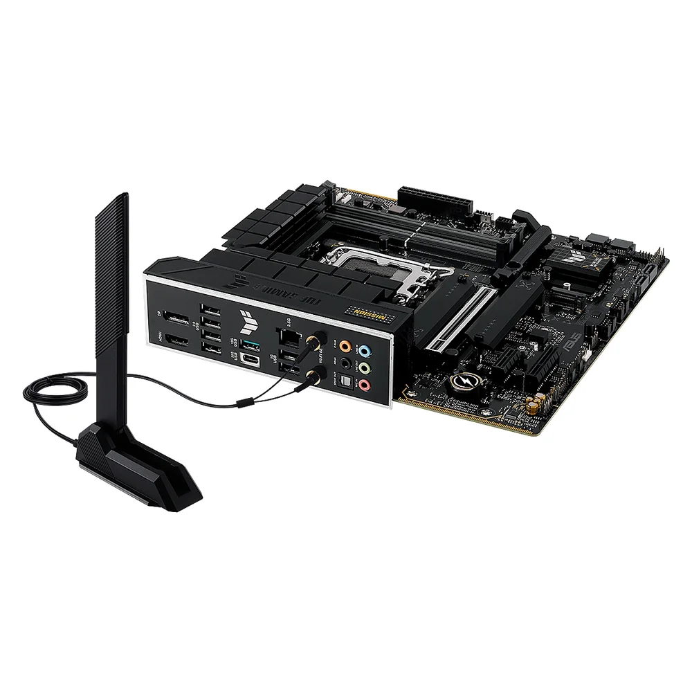 Mainboard ASUS TUF Gaming B760M-PLUS WIFI II 14th LGA1700 DDR5-7800 Wi-Fi HDMI DP 3M.2 Usb-c