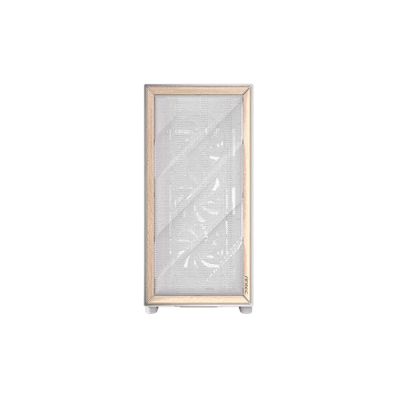 Case Antec Flux Wood White MID Tower 3X120MM IN Front 1X120MM Reverse FAN 1X140MM Rear