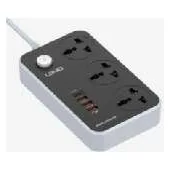 Regleta LDNIO SC3412 3 tomas + 4 USB, cable 2 m
