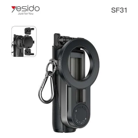 Mini palo selfie magnético con clip Yesido SF31