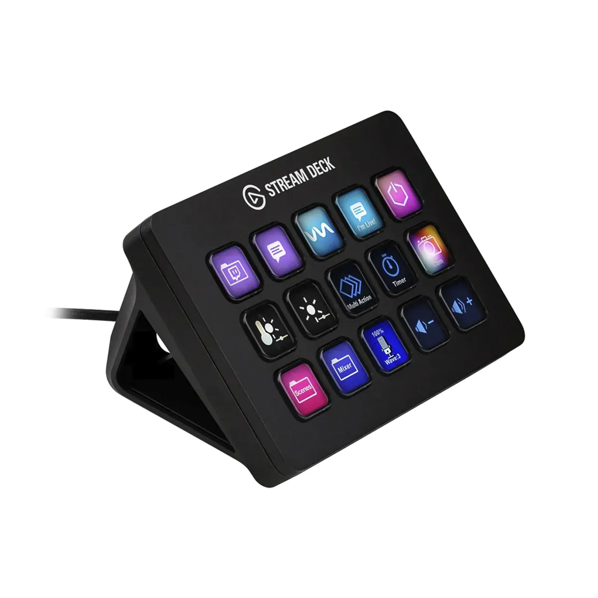 Stream Deck LCD Corsair 15 Teclas Cubiertas De Flujo MK.2