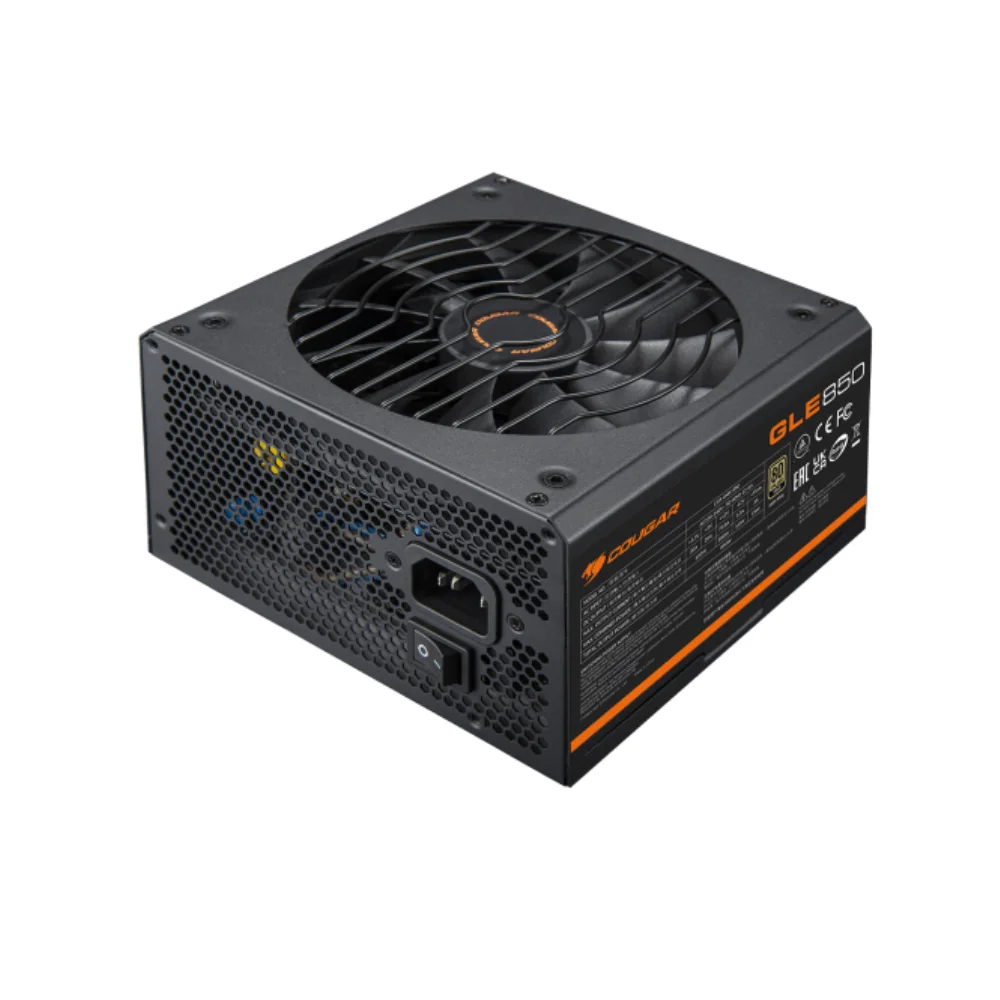 Fuente de poder Cougar GLE 850 watts certificacion 80 plus gold ATX modular estándar ATX 3.1