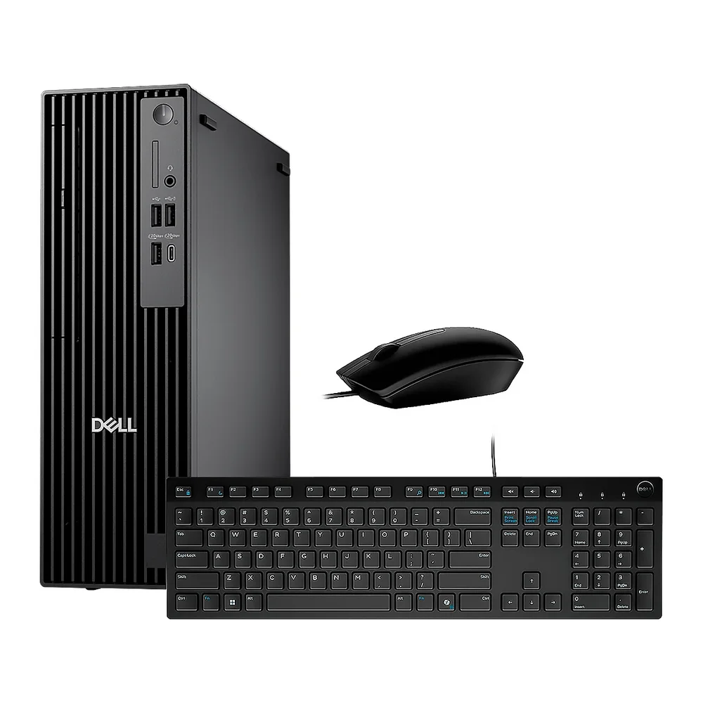 Computador Desktop Dell PRO Slim QCS1250 Ultra7-265 16GB 512GB-M.2 W11Pro Black 3YB
