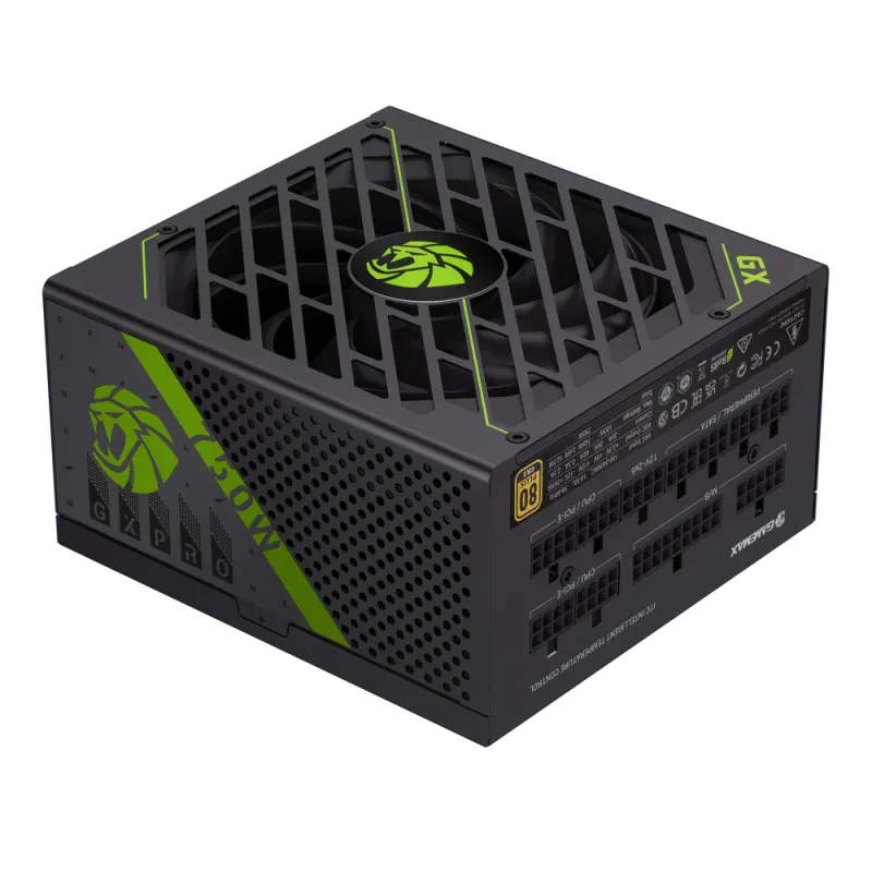 Fuente De Poder GAMEMAX 750W GX-750 Pro BK Modular 90% 80+ Gold Fan 12CM 100-240V ATX3.1 PCIE5.1