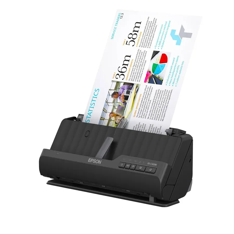 Escaner Epson ES-C320W Inalambrico 30PPM 60IPM ADF USB B11B270201
